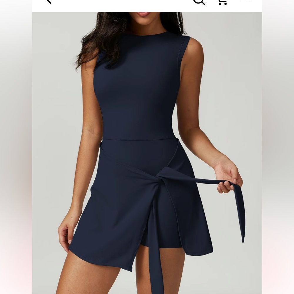 Tik Tok Viral Athletic Romper - Royal Blue, Size L